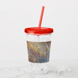 Copo De Acrílico Desert Acrylic Pour Tumbler