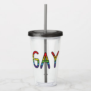 Copo De Acrílico Design de Gay