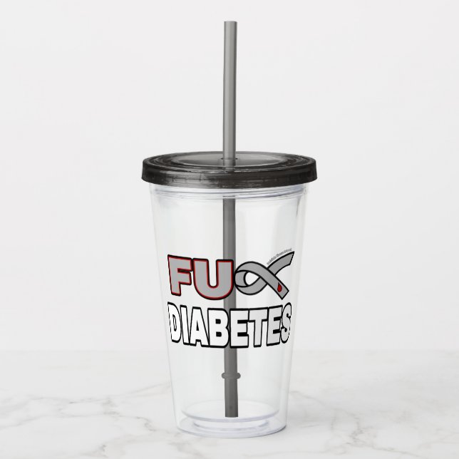 Copo De Acrílico Diabetes FU (Frente)
