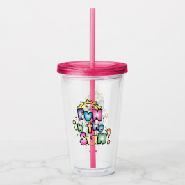Copo De Acrílico Divertido no Sol