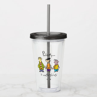 Copo De Acrílico Ed, Edd, Eddy - Puberdade É Inperdoável
