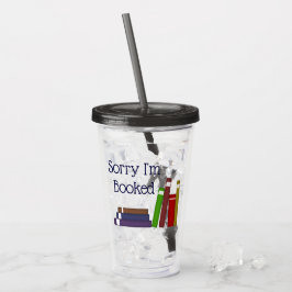 Copo De Acrílico Engraçado, desculpe, sou o Tumbler Acrílico