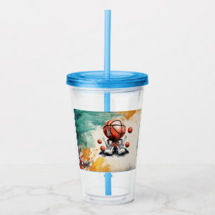 Copo De Acrílico Euro 2024 no futebol Acrylic Tumbler