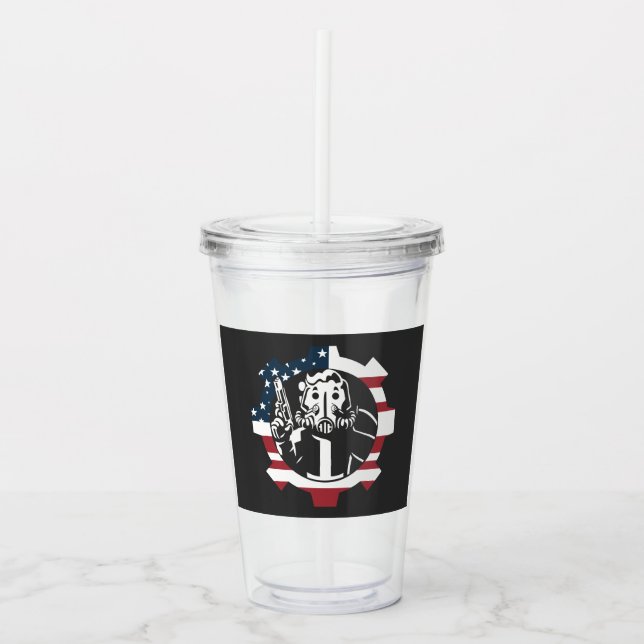 Copo De Acrílico Fallout Gamer (Frente)