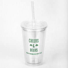 Copo De Acrílico Festa de Cervejas e Brindes