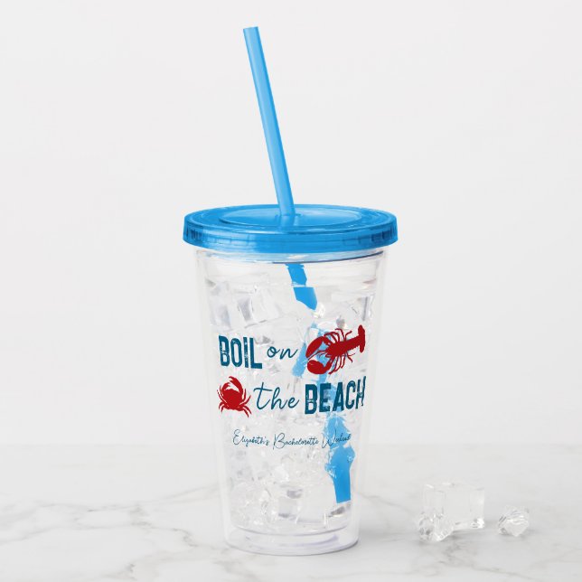 Copo De Acrílico Festa de Despedida de Solteira com Ensopado de Fru (Gelo frontal)