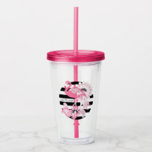 Flamingo Rosa Tropical Chic Moderno Personalizado