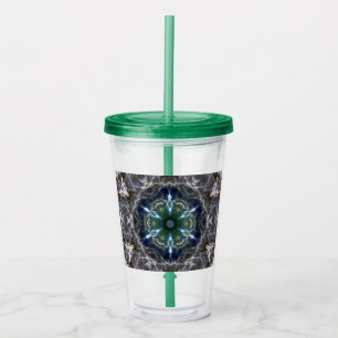 Copo De Acrílico Folk Mandala Acrylic Tumbler