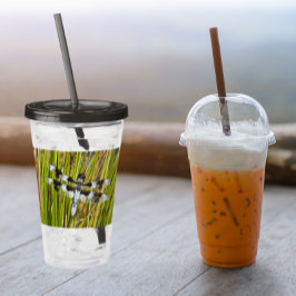 Copo De Acrílico Foto do Skimmer Dragonfly