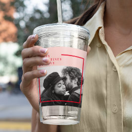 Copo De Acrílico Foto Moderna | Presente de Dias de os namorados Fe