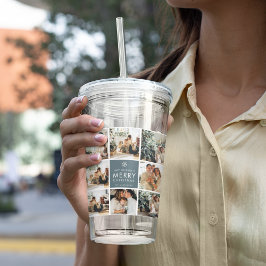 Copo De Acrílico Fotos de vários feriados | Feliz Natal | Presente