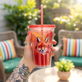 Copo De Acrílico Fox Acrylic Tumbler