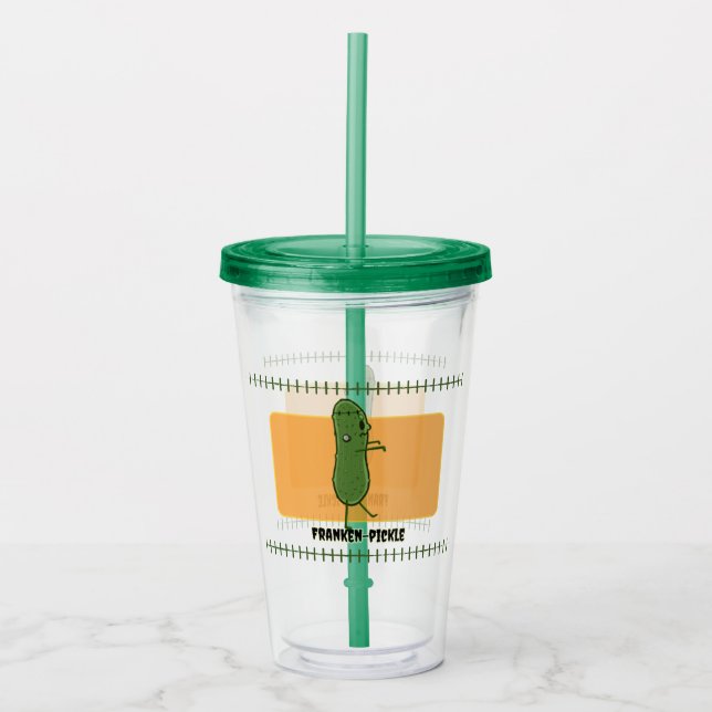 Copo De Acrílico Franken-Pickle Tumbler (Frente)
