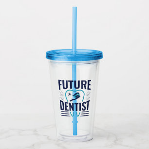 Copo De Acrílico Futuro Diploma de Estudantes Dentistas