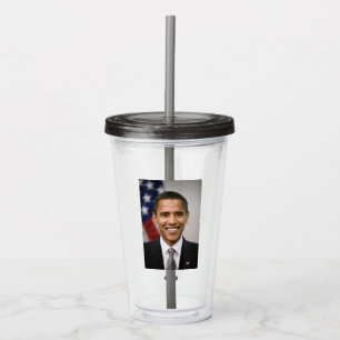 Copo De Acrílico Gabinete do Presidente Eleitor Barack Obama