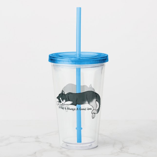 Copo De Acrílico Gatinho (Frente)
