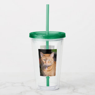 Copo De Acrílico Gato