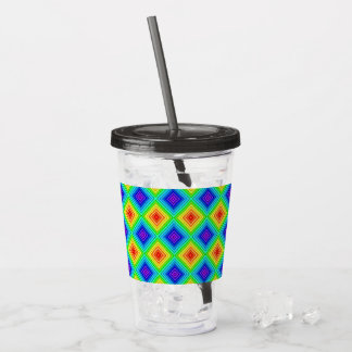 Copo De Acrílico Geometric Topography - Acrylic Tumbler