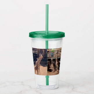 Copo De Acrílico Giraffe Tumbler