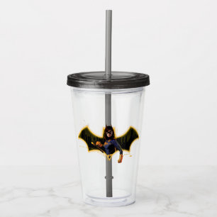 Copo De Acrílico Gotham Knights Batgirl no logotipo