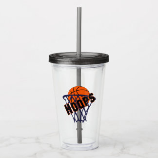 Copo De Acrílico Hoops Basball e Net Acryler Tumbler