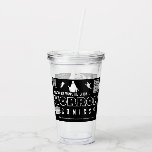 Copo De Acrílico HORROR Comics Tumbler (Verso)