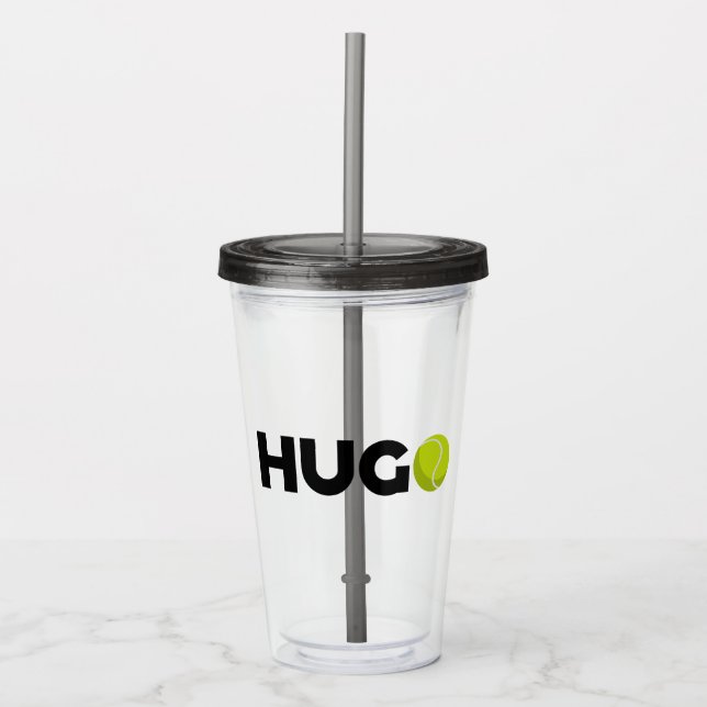 Copo De Acrílico Hugo Tênis (Frente)