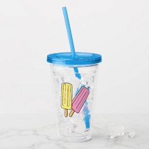 Copo De Acrílico Ice pop cartoon