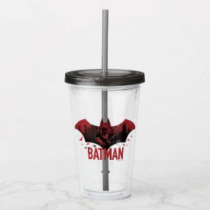 Copo De Acrílico Ícone Batman Crimson Gotham