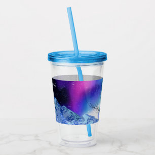 Copo De Acrílico Iluminação Inverna Tumbler Acryílico