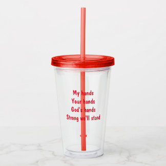 Copo De Acrílico Inspirational Tumbler