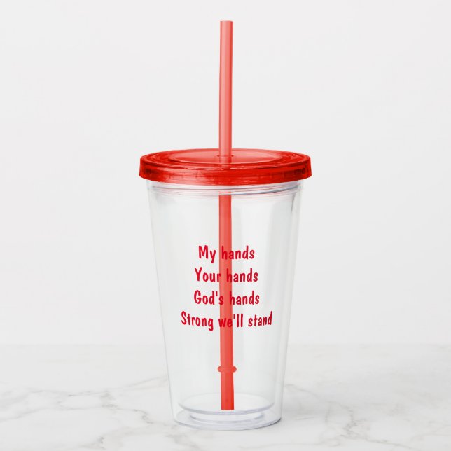 Copo De Acrílico Inspirational Tumbler (Frente)