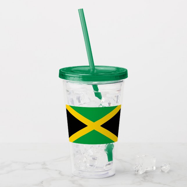 Copo De Acrílico Jamaica (Gelo frontal)