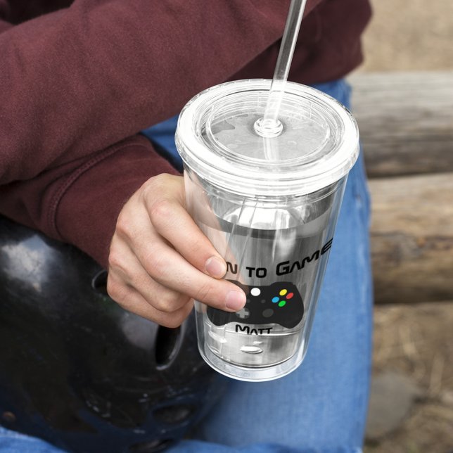 Copo De Acrílico Jogo de vídeo personalizado (Criador carregado)