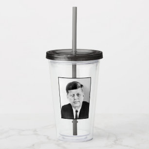 Copo De Acrílico John Jack Kennedy Casa Branca Presidencial dos EUA
