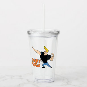 Copo De Acrílico Johnny Bravo Flexing