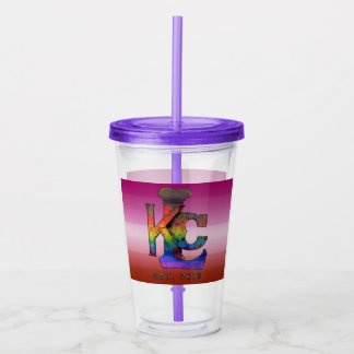 Copo De Acrílico KCL Lésbica Pride Tumbler