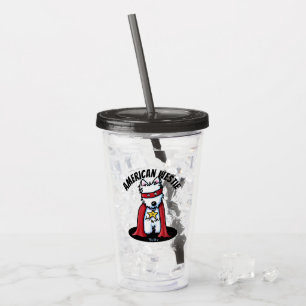 Copo De Acrílico KiniArt American Westie Acrylic Tumbler