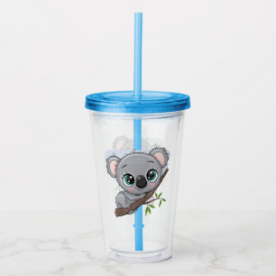 Copo De Acrílico Koala do bebê