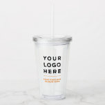 Copo De Acrílico Laranja Personalizado Limpo Tumbler com Palha<br><div class="desc">Linda e personalizada cor de laranja fofa Clara Tumbler com palha e tampa, sem ordem mínima. Totalmente personalizável em cores, fontes e imagens. Logotipo comercial Impresso Promocional de texto opcional Acrylic Tumbler Os copos e trombos impressos personalizados com palhetas são utensílios de bebida úteis durante o evento e úteis para...</div>