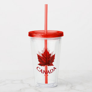 Copo De Acrílico Lembranças da folha de bordo de Canadá do Tumble