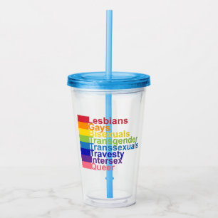 COPO DE ACRÍLICO LGBTTTIQ