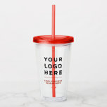 Copo De Acrílico Limpo de Tumbler Personalizado com Palha<br><div class="desc">Crie seu próprio tumbler vermelho burgundy escuro! Lindo Tumbler personalizado com palha e tampa, sem ordem mínima. Totalmente personalizável em cores, fontes e imagens. Logotipo comercial Impresso Promocional de texto opcional Acrylic Tumbler Os copos e trombos impressos personalizados com palhetas são utensílios de bebida úteis durante o evento e úteis...</div>