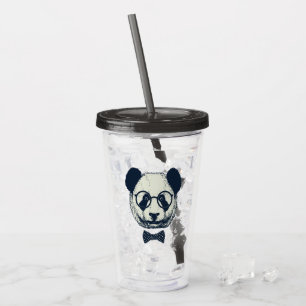 Copo De Acrílico Listras da panda
