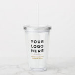Copo De Acrílico Logotipo de camelo - Tumbler acrílico com palha se<br><div class="desc">Camel Beige cores neutras Logotipo comercial Impresso Promocional de texto opcional Acrílico Tumbler Os copos e trombos personalizados com canudos são úteis para beber durante o evento e são úteis para sempre, lembrando aos seus clientes e funcionarios que ficam hidratados enquanto mostra o logotipo da sua empresa na impressão a...</div>