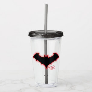 Copo De Acrílico Logotipo do Gotham Knights Red Hood