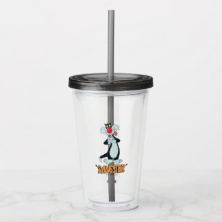 Copo De Acrílico LOONEY TUNES™ - Raios Retroativos| SYLVESTER™