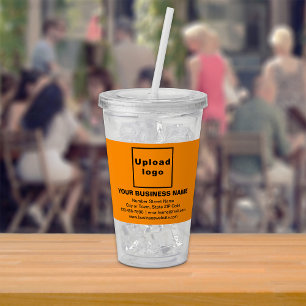 Copo De Acrílico Marca Orange Business em Tumbler de Acrílico