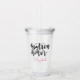 Copo De Acrílico Matrona personalizada do Tumbler do acrílico da