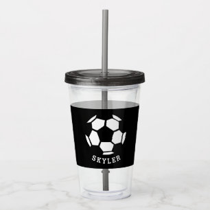 Copo De Acrílico Meninos personalizados atléticos do futebol dos